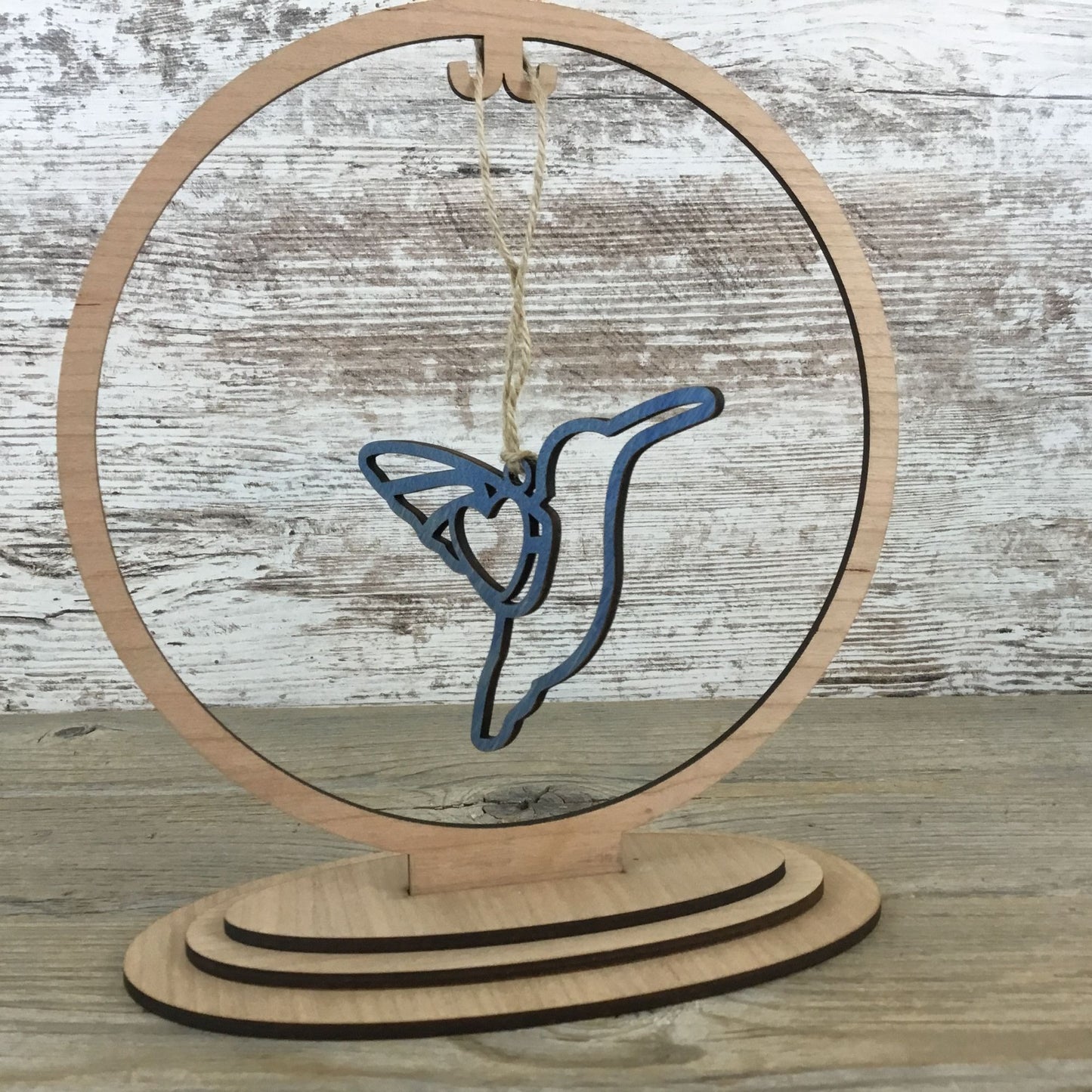 Hummingbird Story Card Christmas Ornament