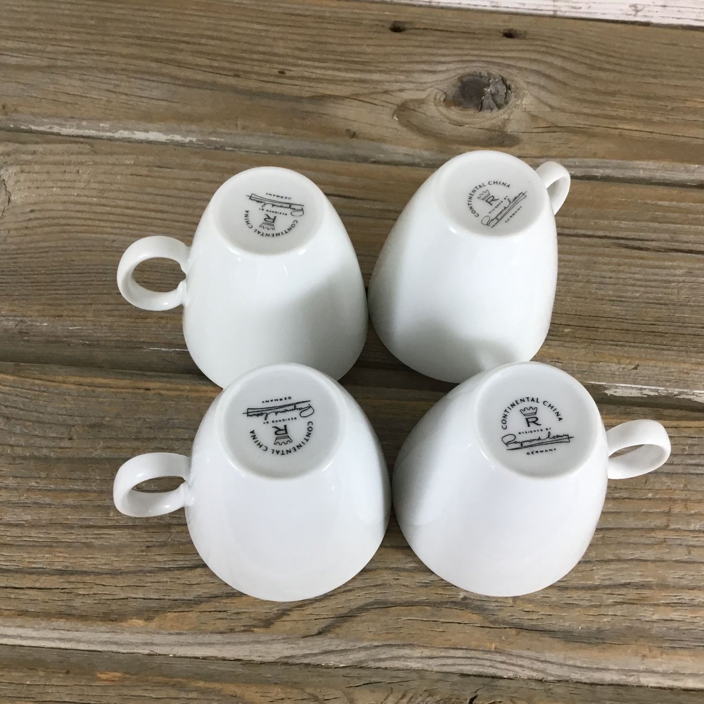 Raymond Loewy Continental China White 1 Cup & 1 Saucer Set Germany