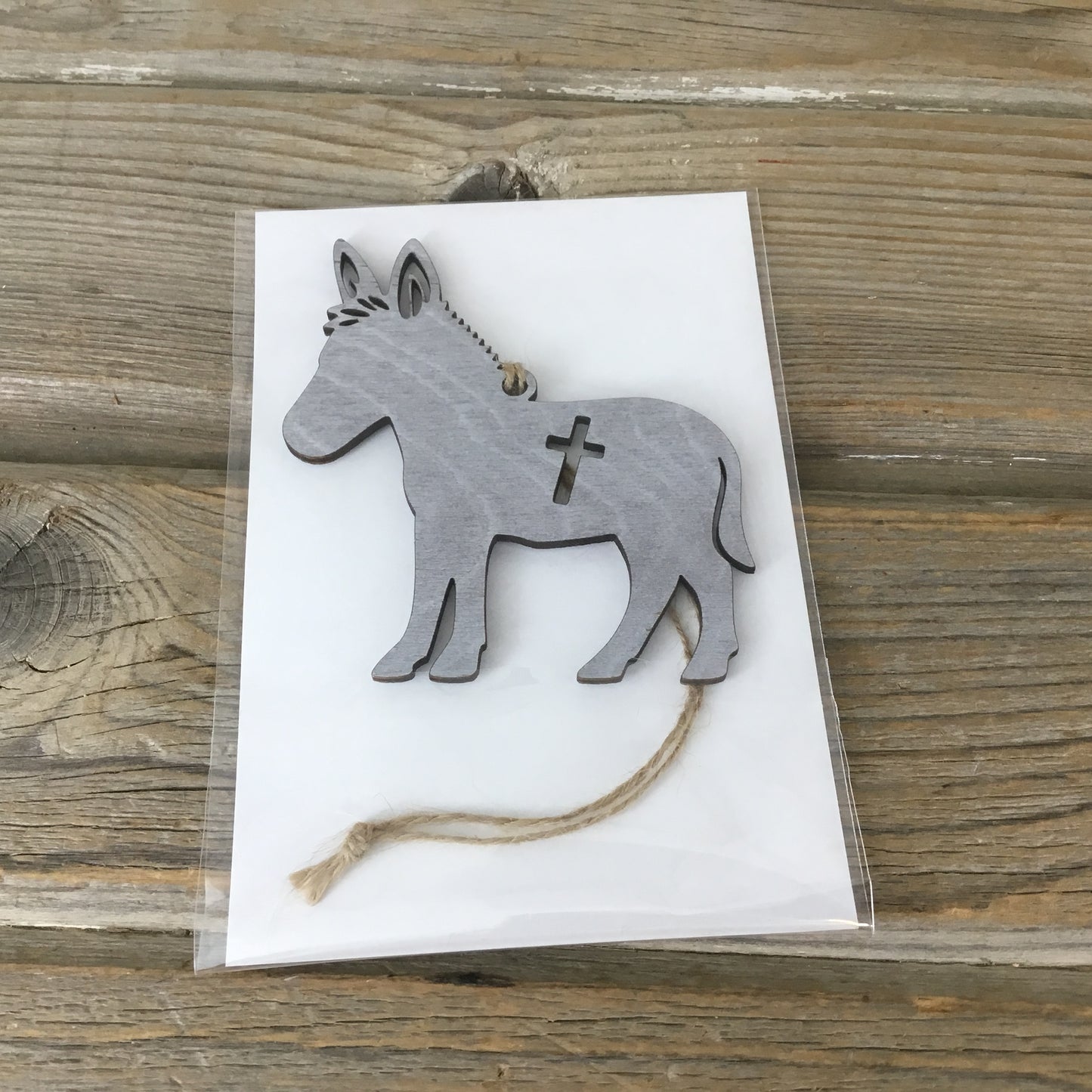 Donkey Story Card Ornament – The Story of the Donkey’s Cross