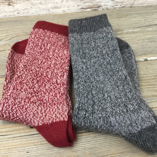 Alpaca Boot Unisex Socks – Soft & Durable Winter Footwear