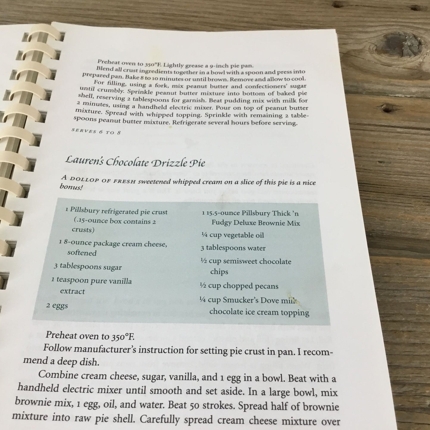 The Lady & Sons Just Desserts Cookbook By Paula Deen Spiral-Bound 2002