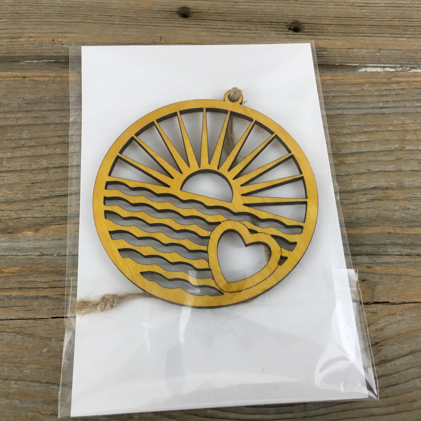 Love’s Golden Light Grandparent Story Card Ornament