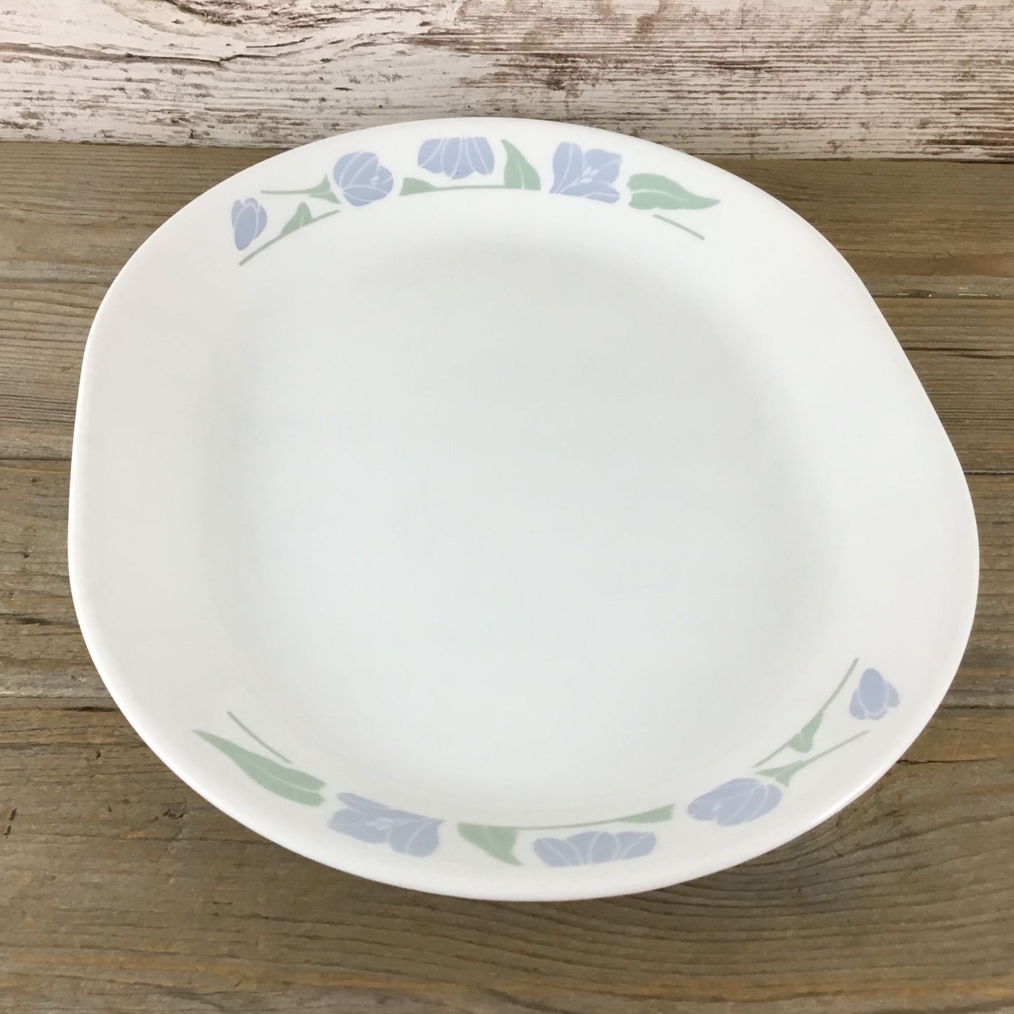 Corelle Friendship Oval Platter 12 1/4" Blue Floral Pattern