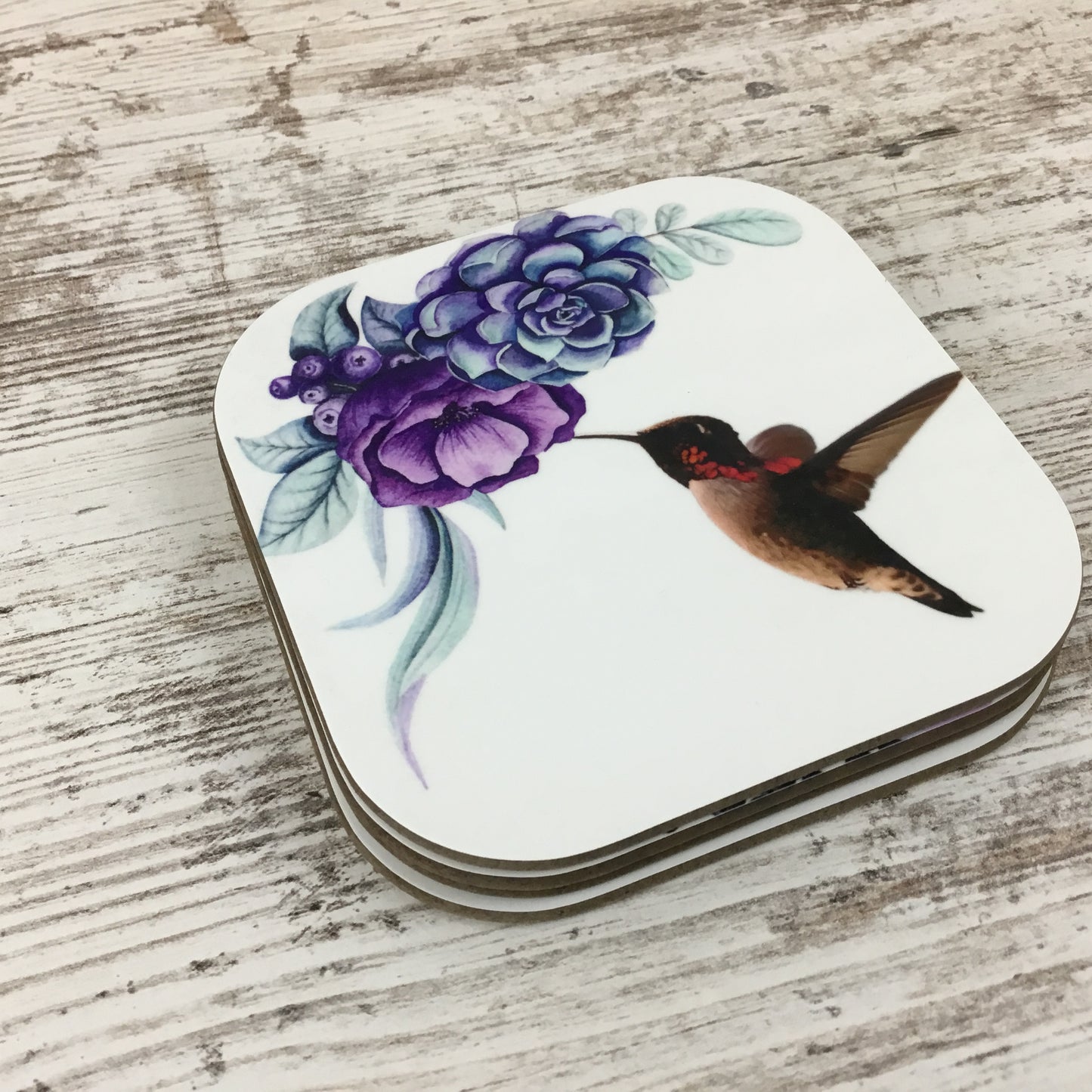 Hummingbird Coasters Set of 4