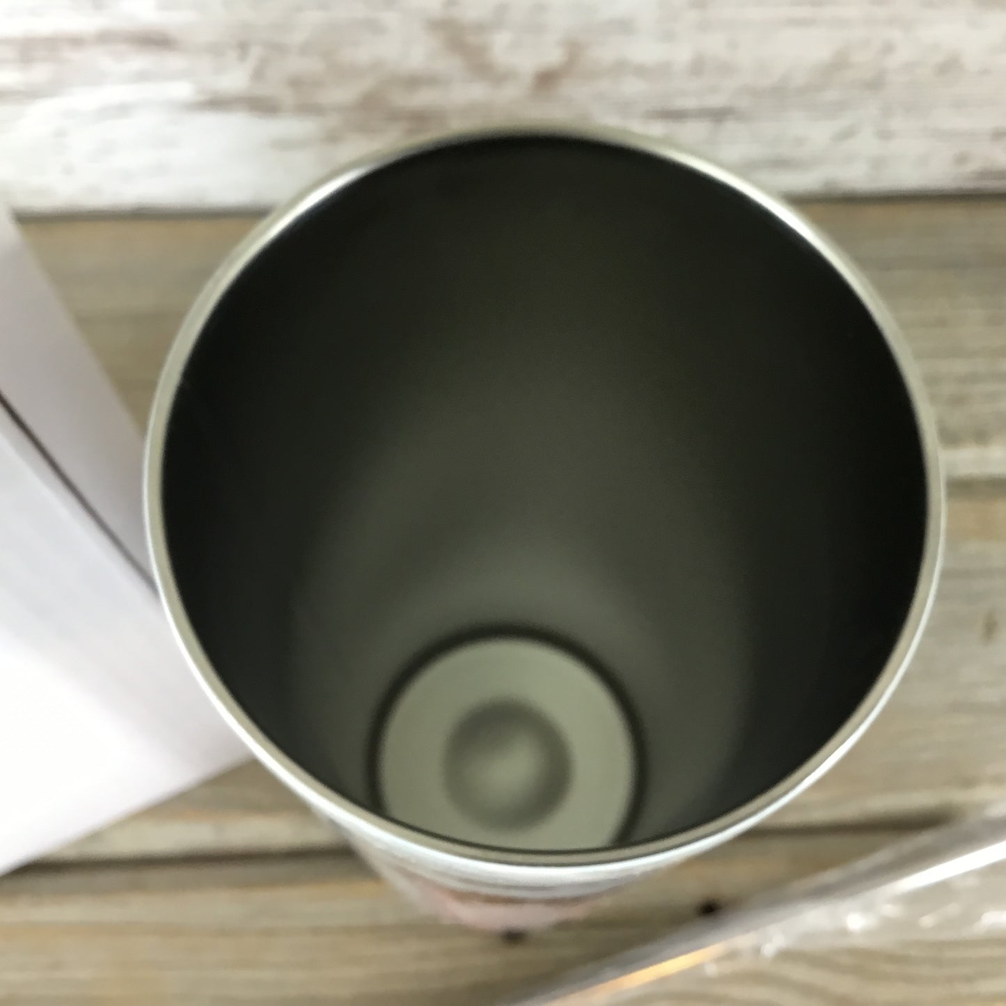 Country Pig Barn Wood Rustic 20 oz Skinny Tumbler with Straw & Lid