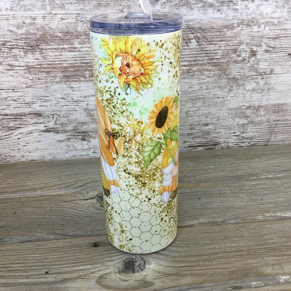 20 oz Skinny Be Your Own Sunshine Gnome Tumbler by Cedar Country