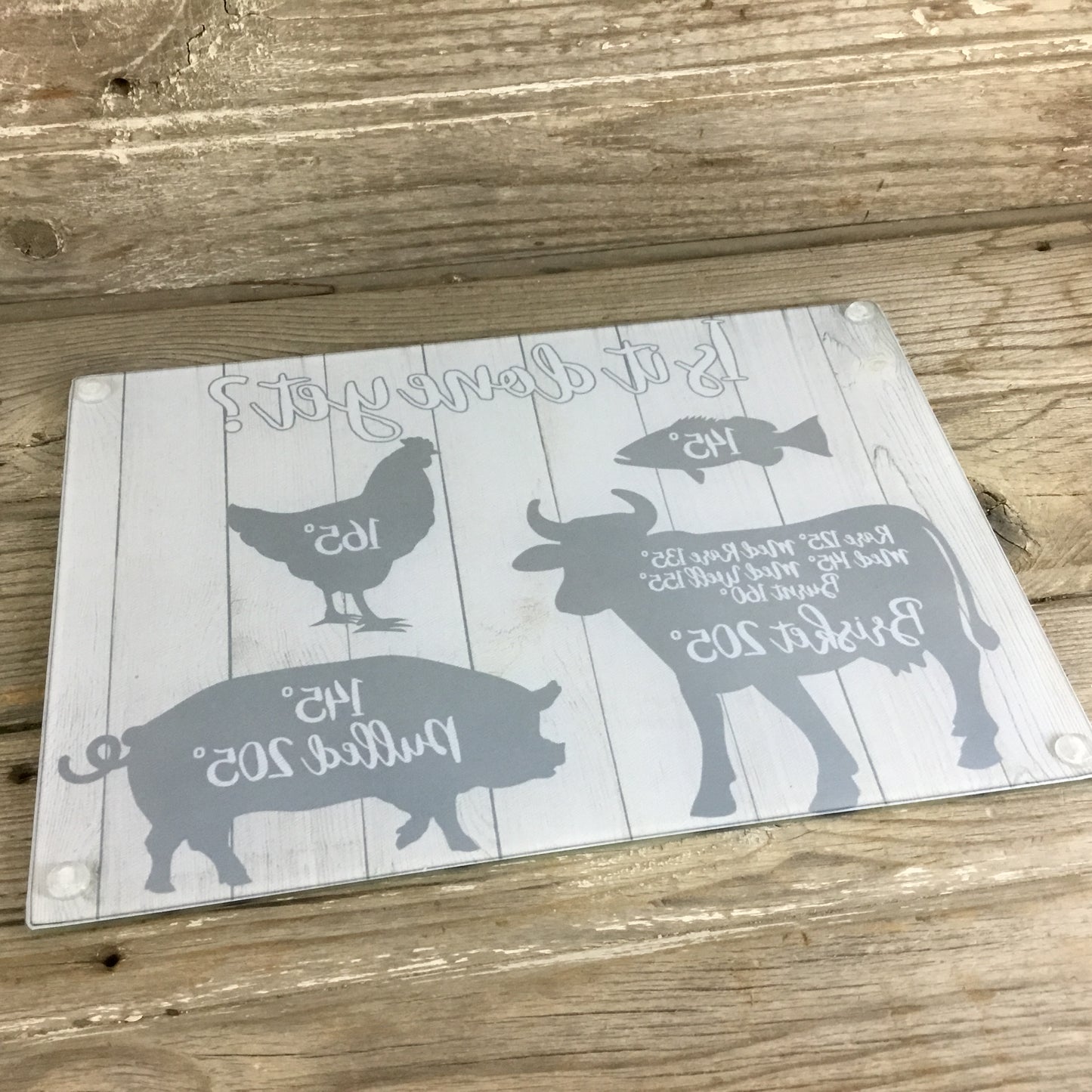 Meat Temperature Cutting Board