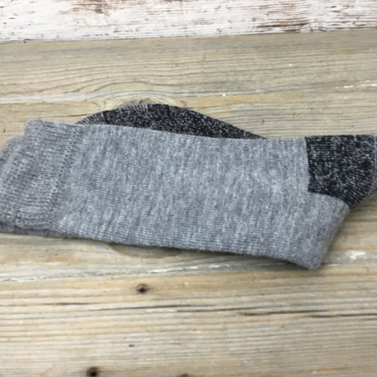Grey alpaca socks