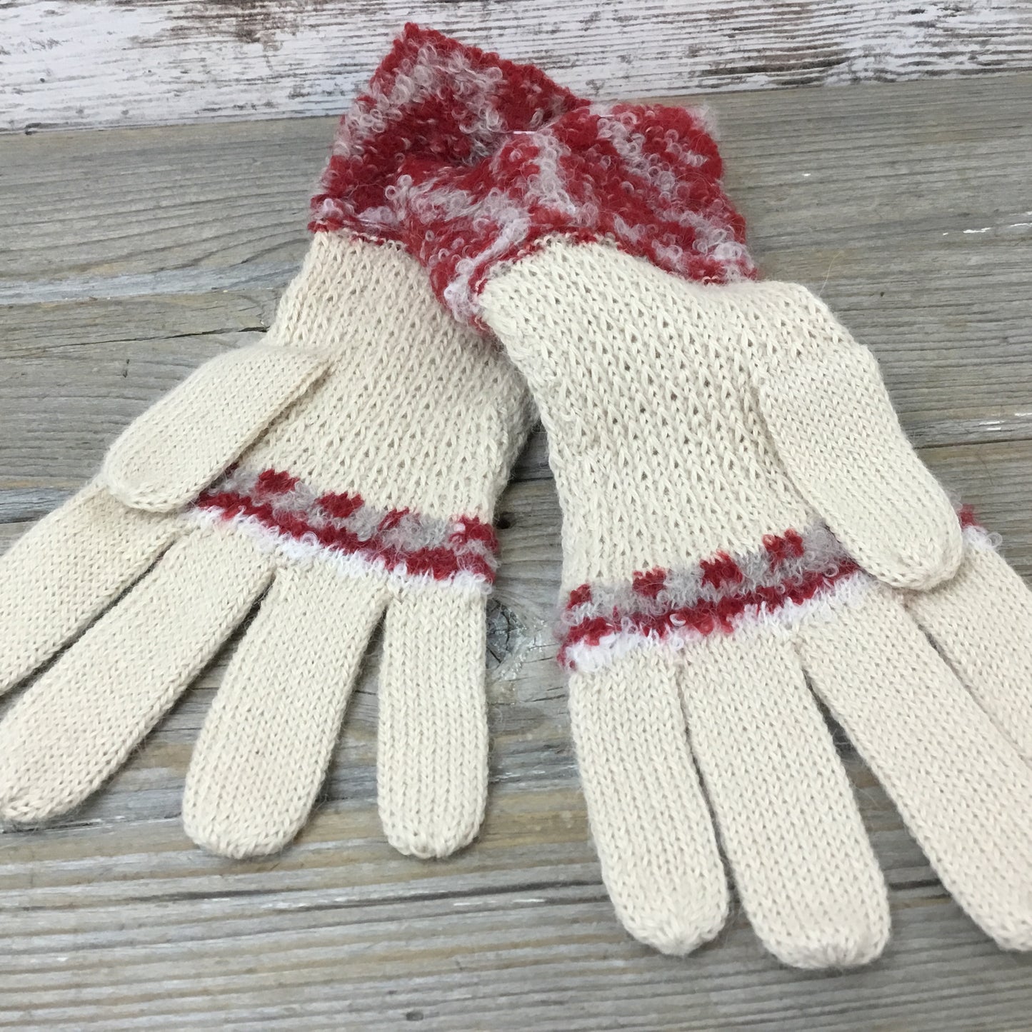 Palm View of Alpaca Gloves