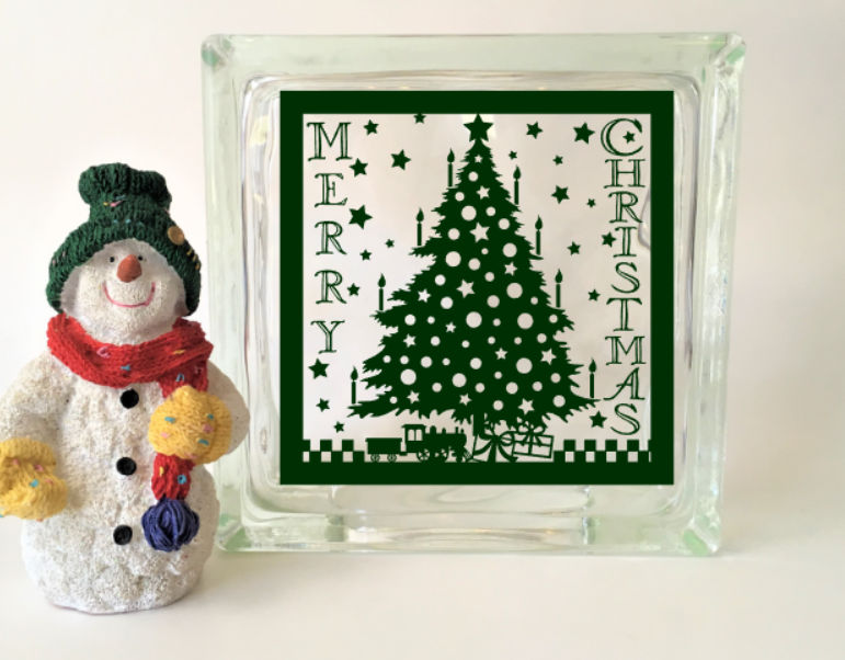 Ice Cube Snowman Holiday Stickers