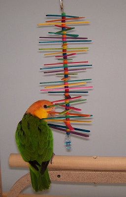 Stack of Sticks Small Wood Bird Toy