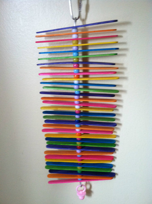 Stack of Sticks Small Wood Bird Toy