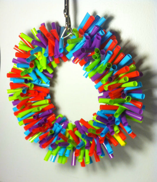 Medium Silly Sid Straw Wreath