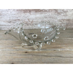 Imperial Glass Ohio Candlewick Clear Crimped Edge Bowl