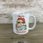 Hamster Merry Christmas Ceramic Coffee Mug