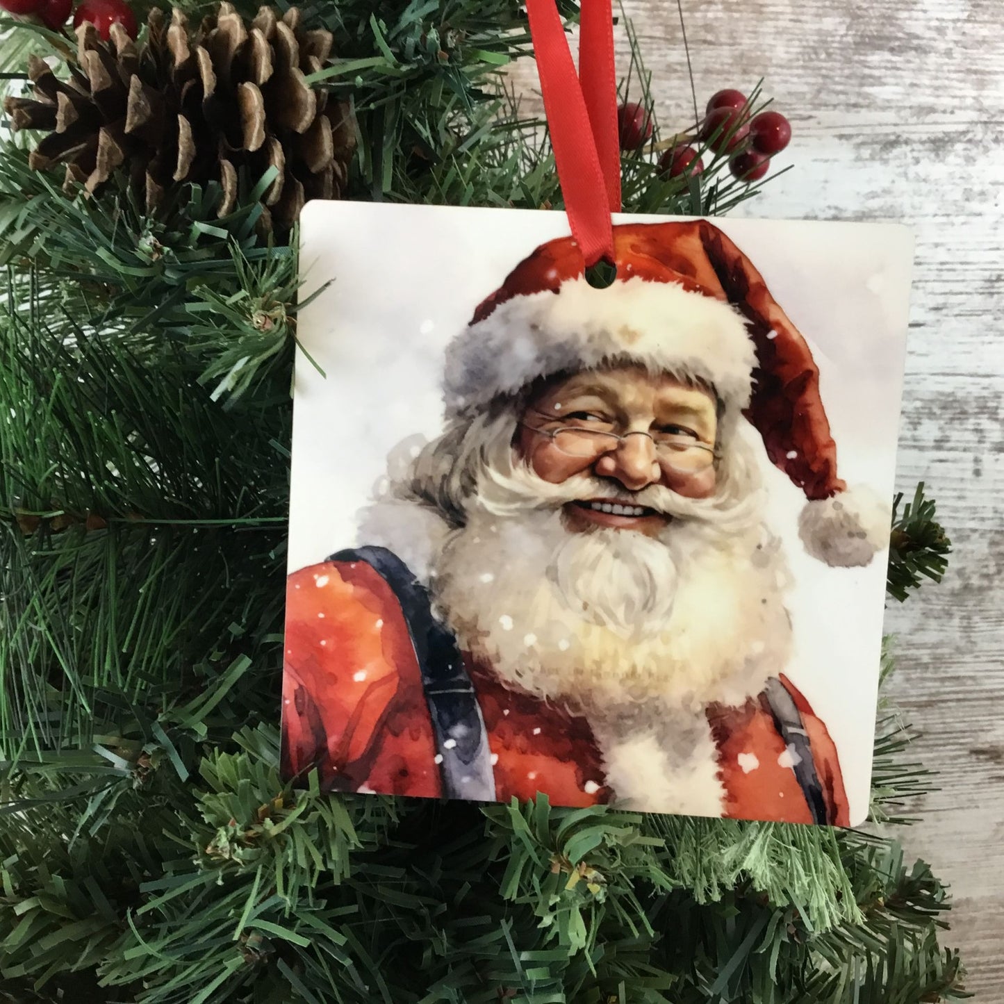 Vintage Inspired Santa Claus Christmas Ornament