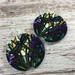 Dragonfly Stained Glass Car Coasters