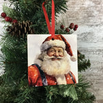 Vintage Inspired Santa Claus Christmas Ornament