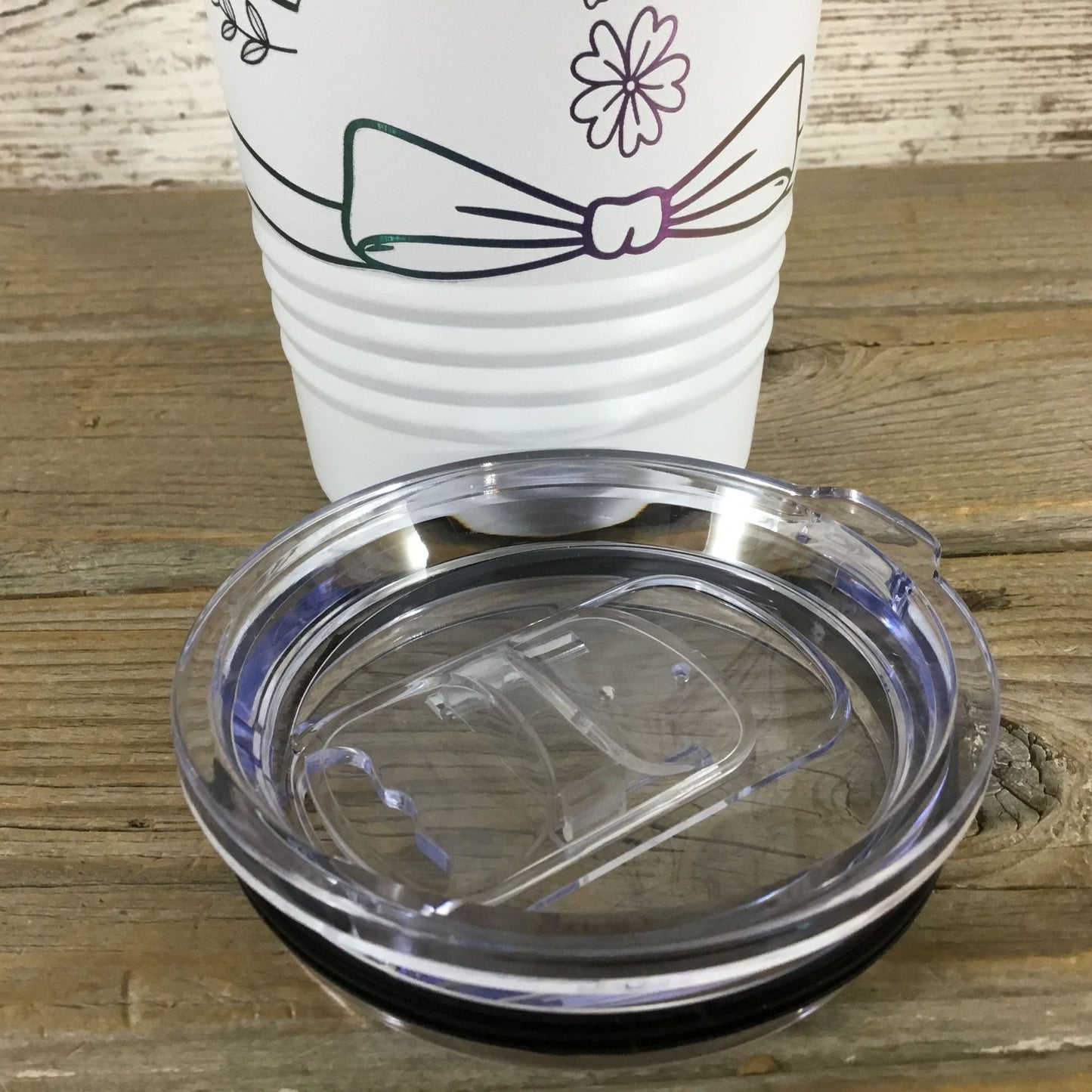 Retro Coquette Goose Trio with Bows & Florals 20 oz Stainless Steel Tumbler