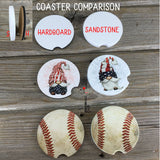 Hardboard and Sandstone Coaster Comparison 