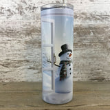 Snowman Winter Wonderland 20 oz Skinny Tumbler