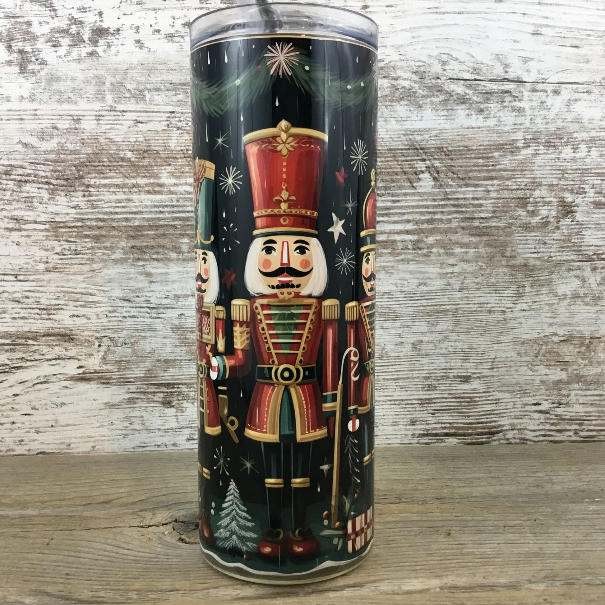 Nutcracker Christmas 20 oz Skinny Tumbler