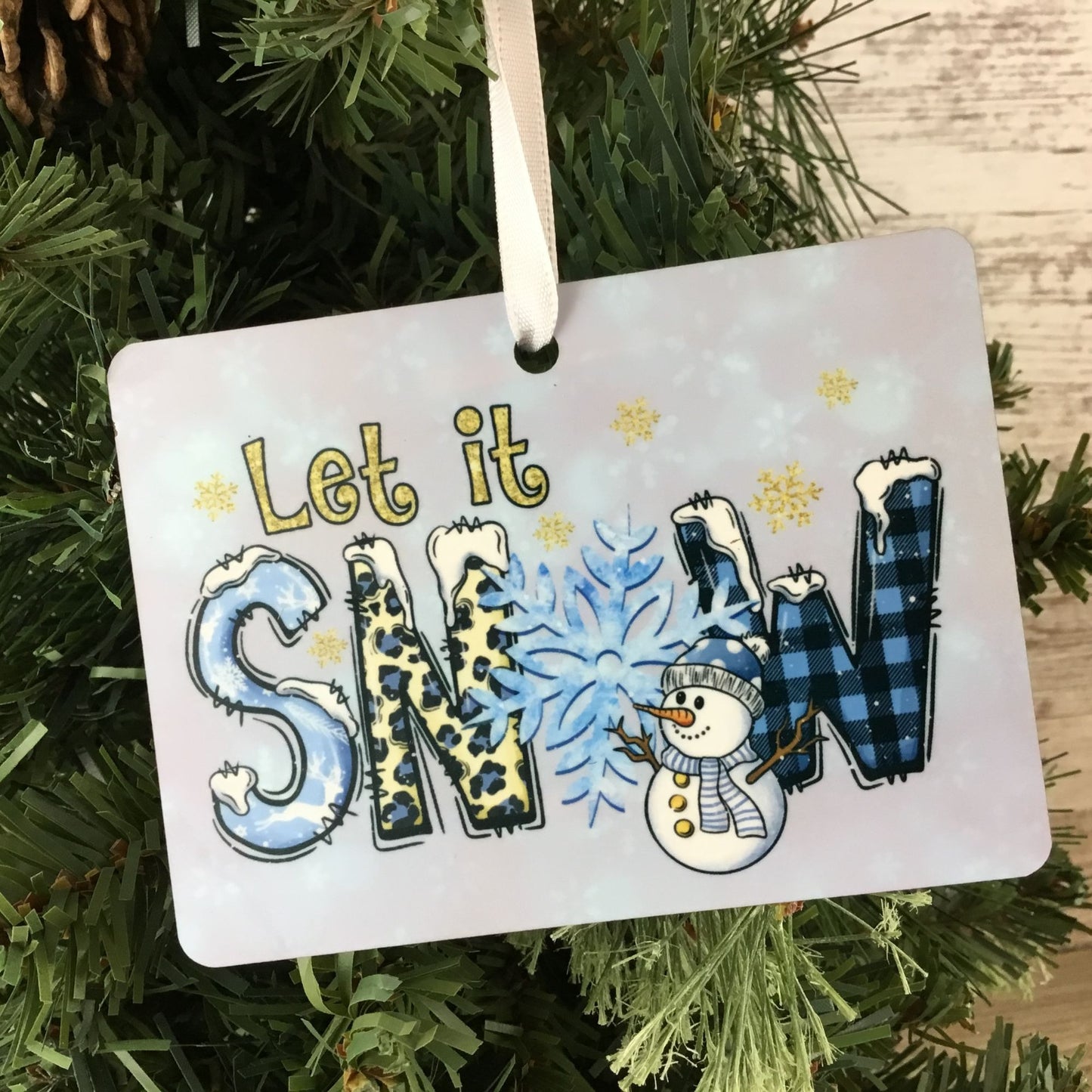 Let it Snow Christmas Ornament