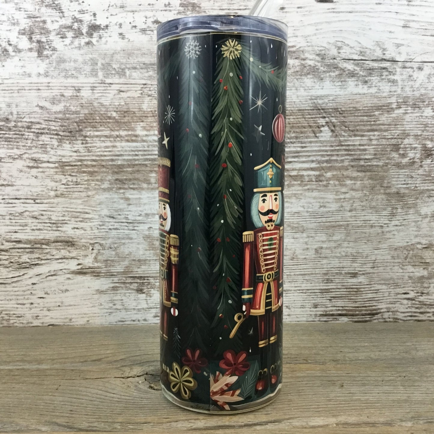 Nutcracker Christmas 20 oz Skinny Tumbler