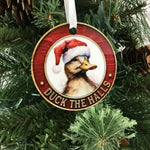 Duck the Halls Duck Christmas Ornament