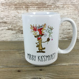 Merry KissMyAss Ceramic Coffee Mug