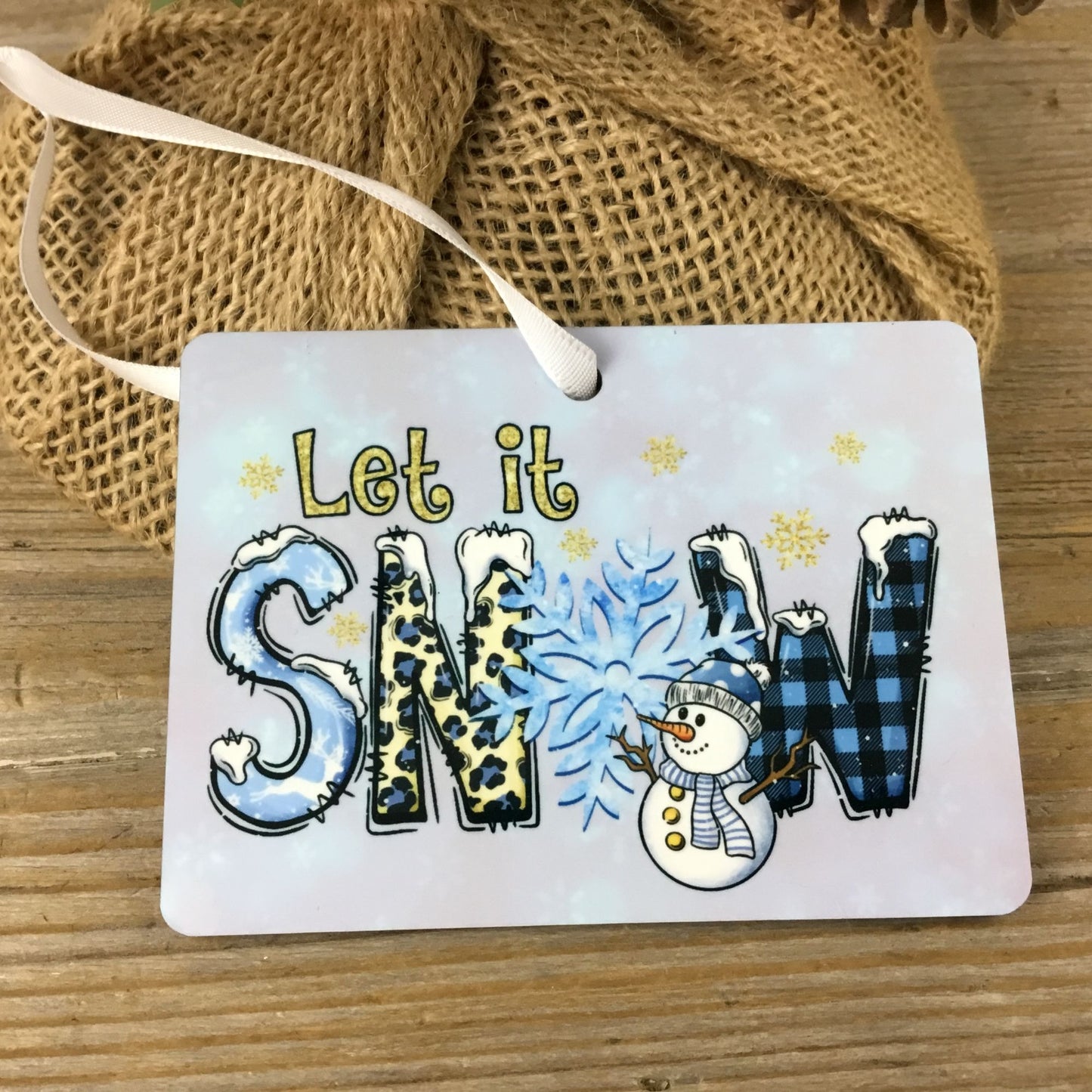 Let it Snow Christmas Ornament