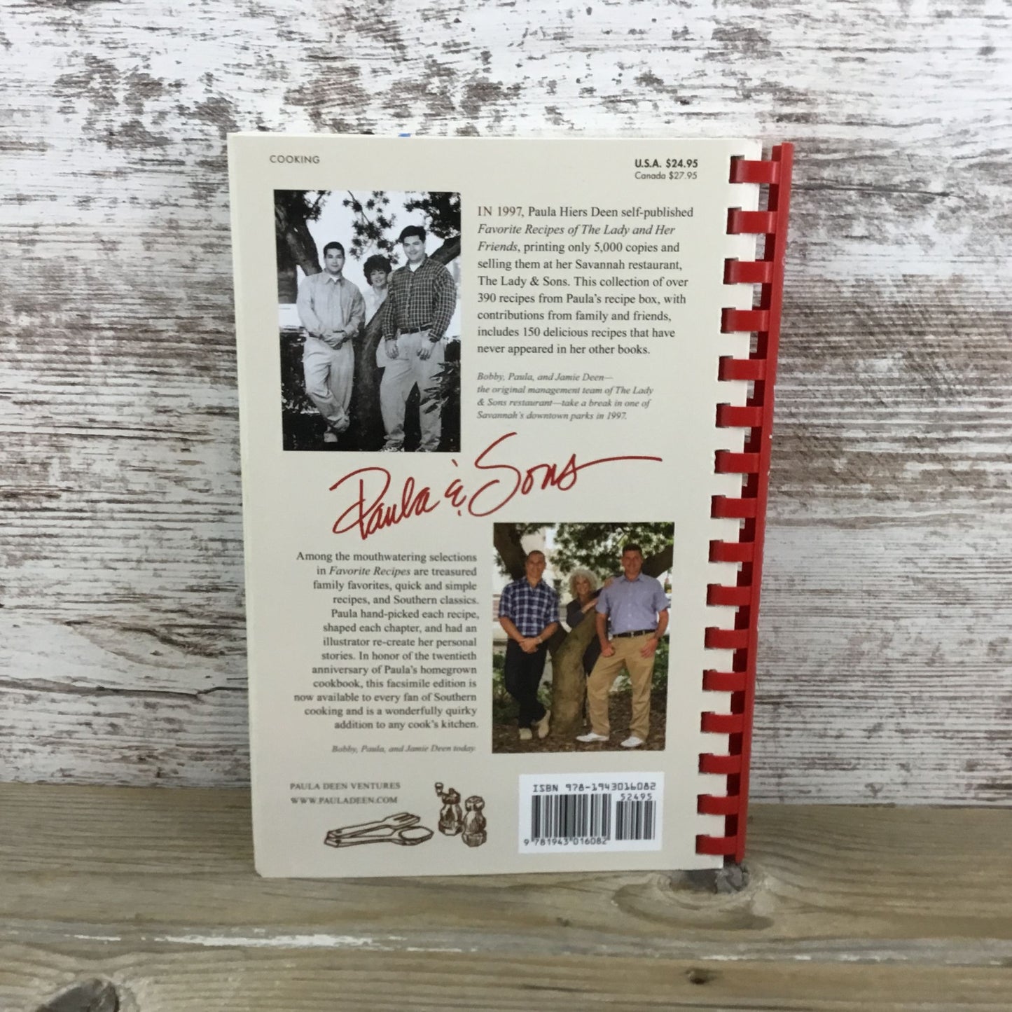 Favorite Recipes From The Lady & Her Friends Cookbook By Paula H Deen Spiral Bound