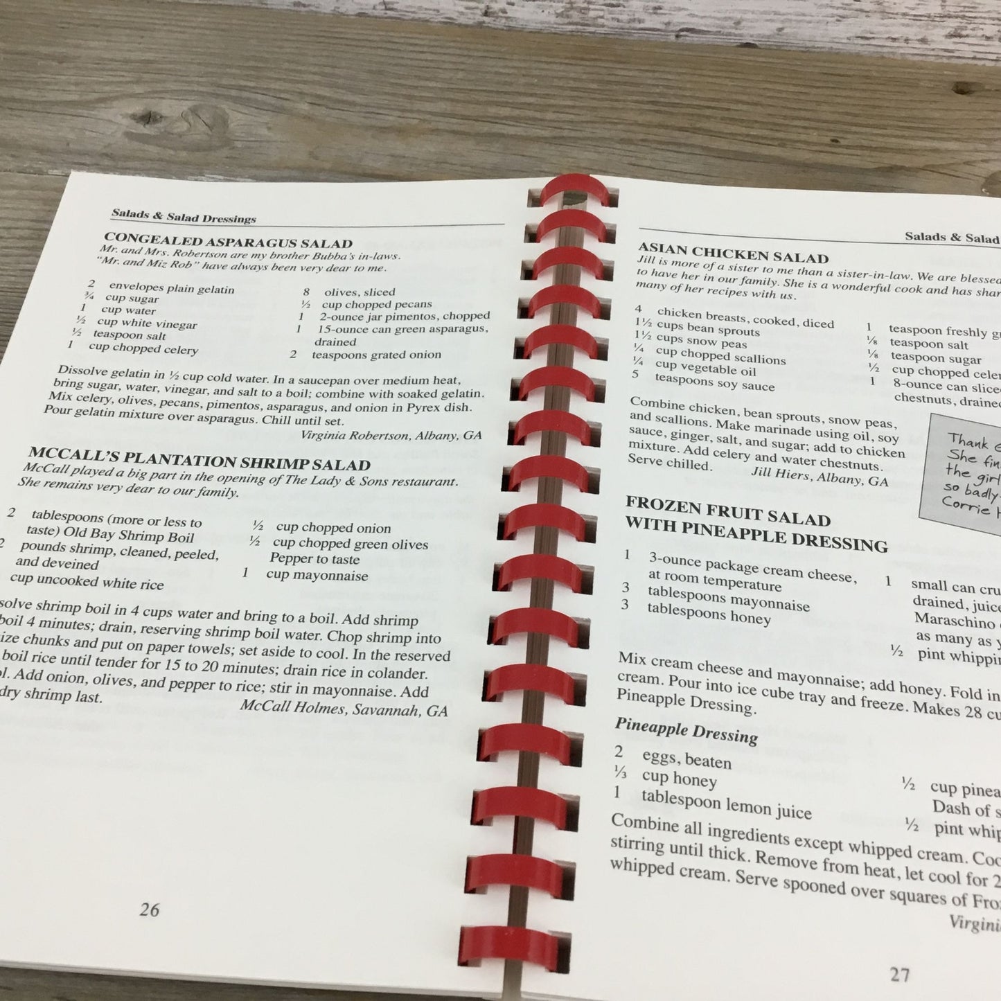 Favorite Recipes From The Lady & Her Friends Cookbook By Paula H Deen Spiral Bound