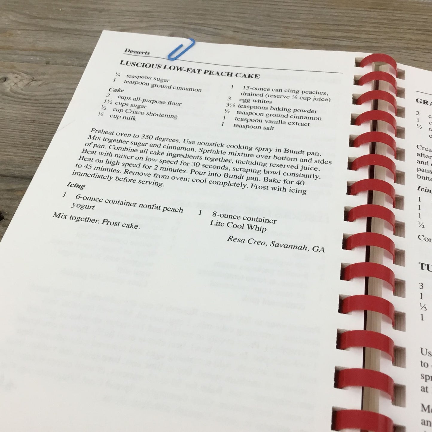 Favorite Recipes From The Lady & Her Friends Cookbook By Paula H Deen Spiral Bound