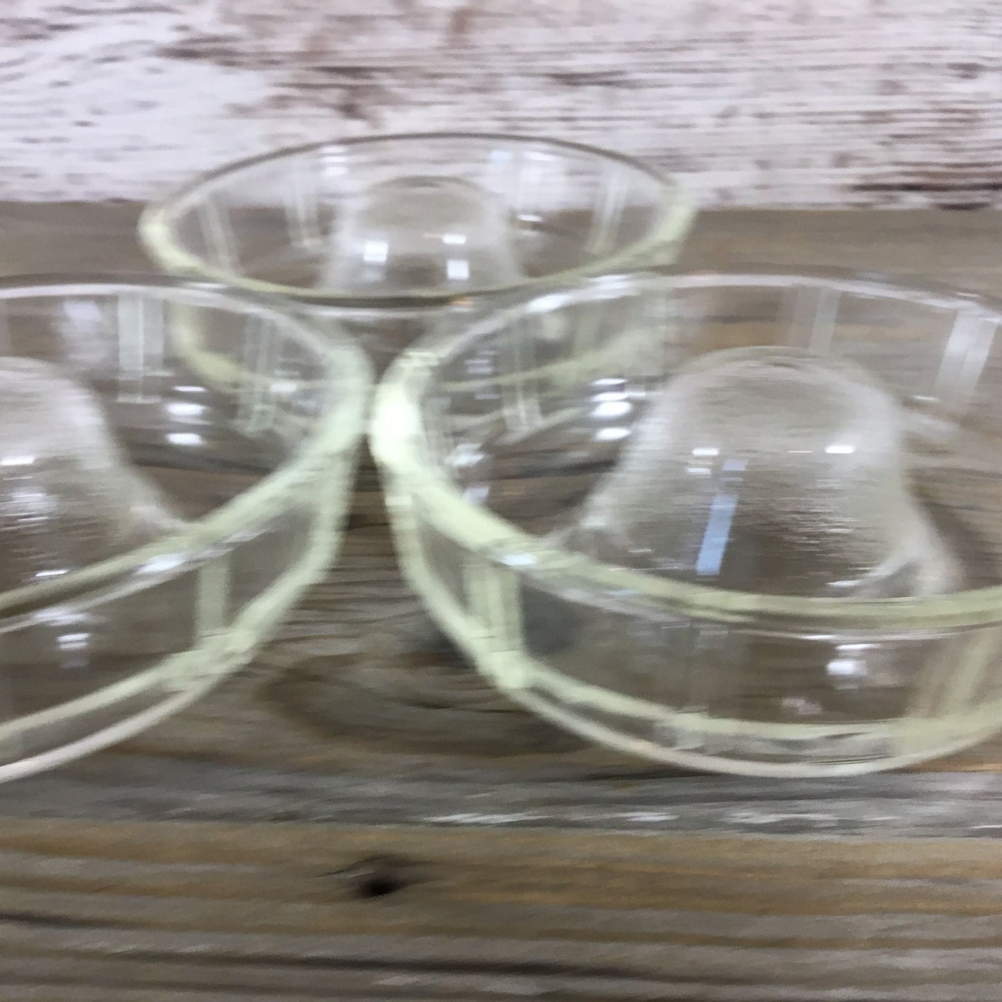 Vintage Queen Anne Glasbake Ring & Little Princess Molds Bundt Glass Cake Pans