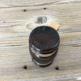 Vintage Brown Glass Canada Souvenir Mini Mug Stein Shot Glass Siestaware
