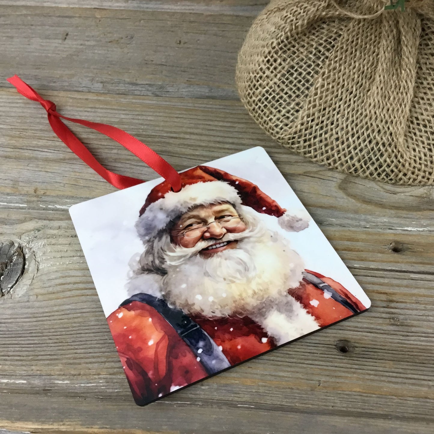 Vintage Inspired Santa Claus Christmas Ornament