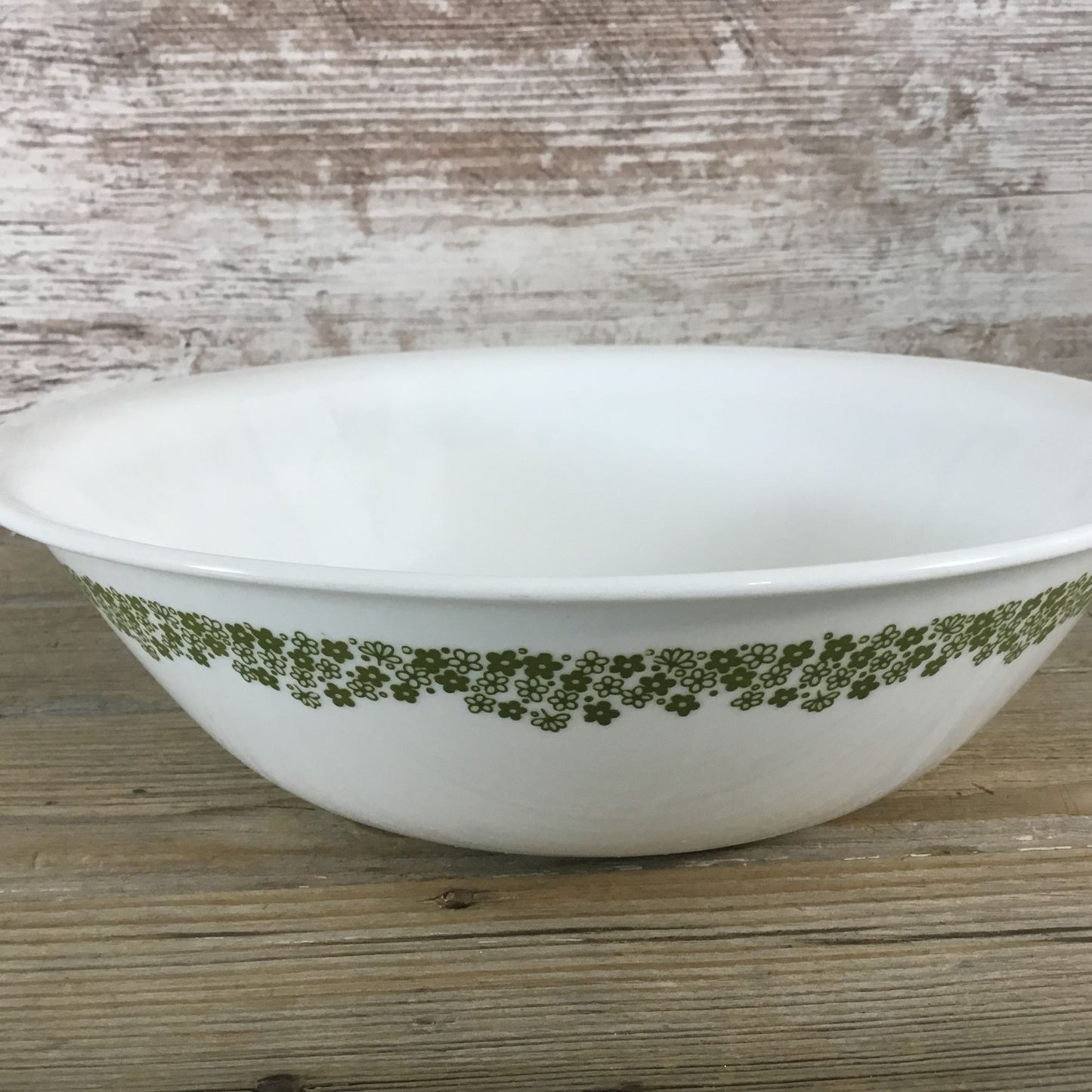 Corning Corelle Green Crazy Daisy Spring Blossom Serving Bowl 10 1/4"