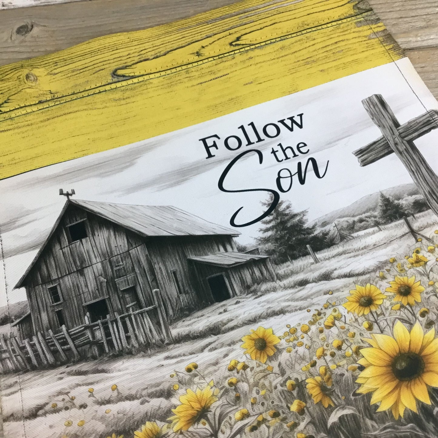 Follow the Son Religious Garden Flag