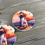 Lighthouse Car Coasters