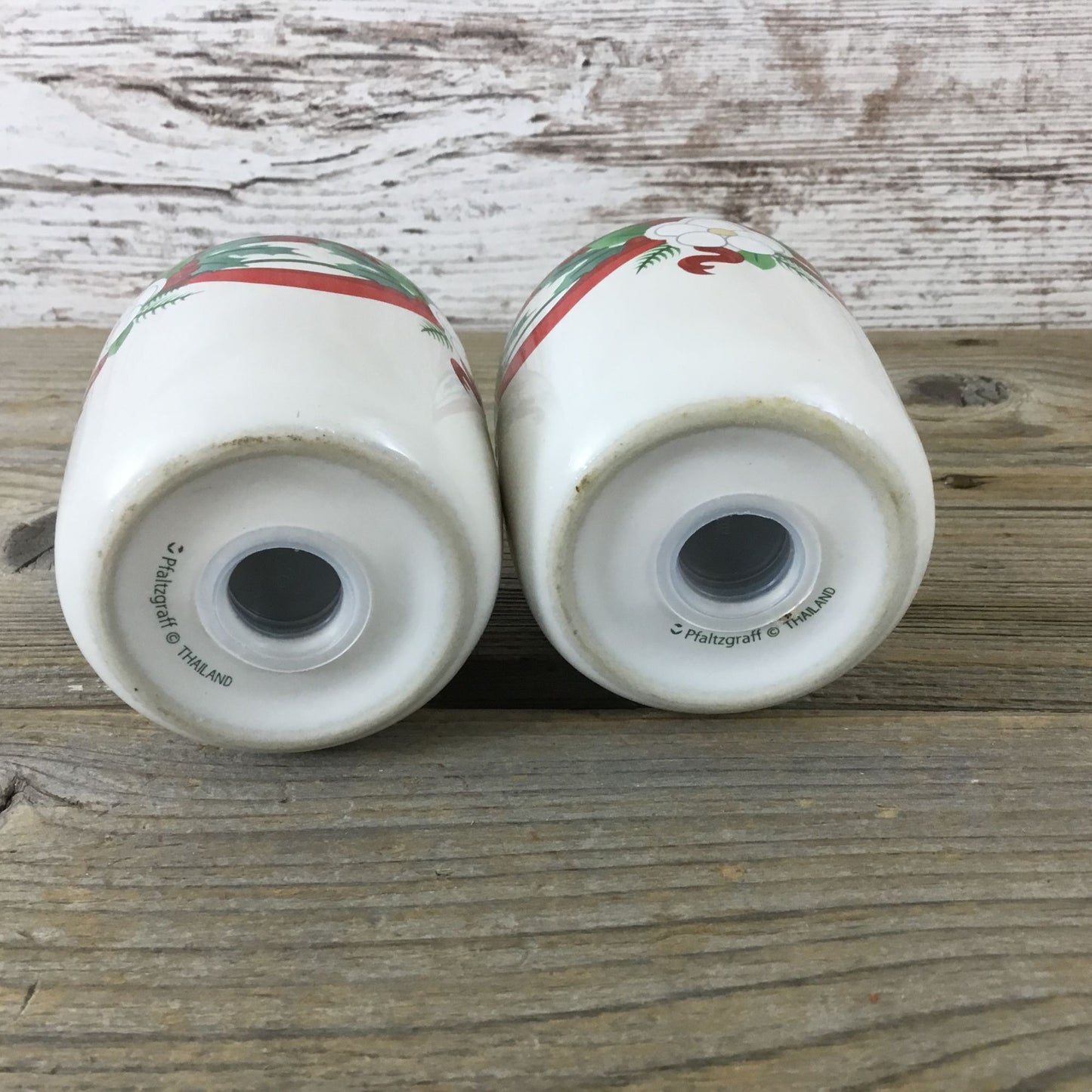 Vintage Pfaltzgraff Yuletide Salt & Pepper Shakers