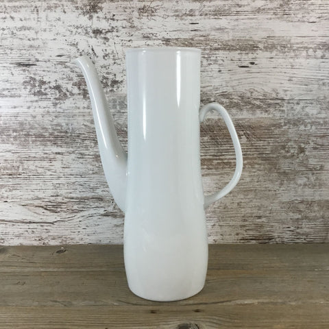 Vintage Mosa Select Tall White Ceramic Coffee Pot Teapot