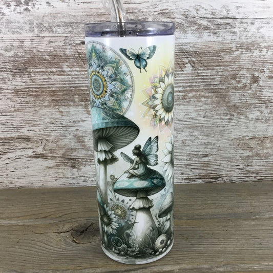 Magical Mushroom Forest 20 oz Skinny Tumbler