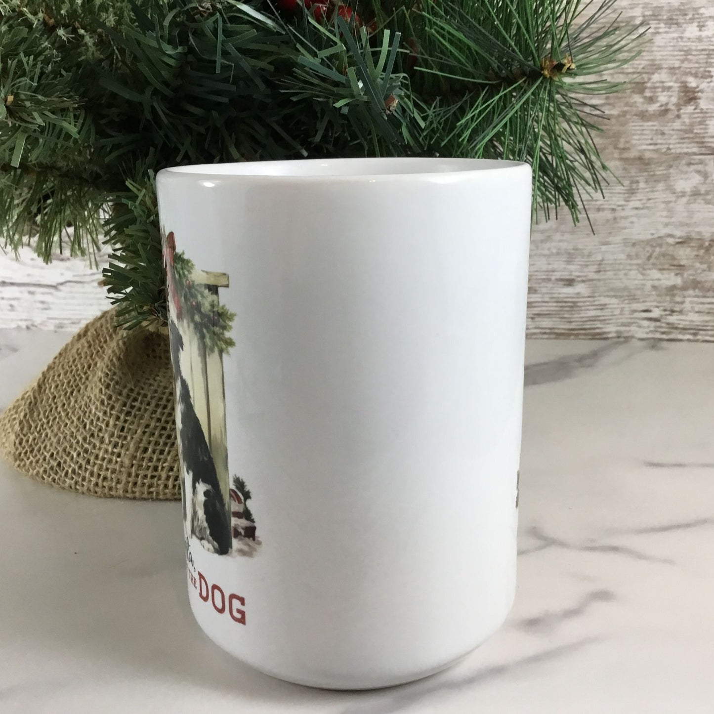 Dear Santa, Don't Forget the Dog Ceramic Coffee Mug