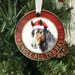 Jingle all the Hay Horse Christmas Ornament