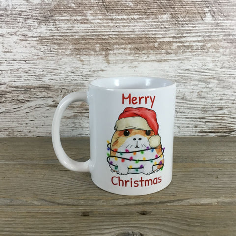 Hamster Merry Christmas Ceramic Coffee Mug