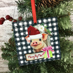 Merry Pigmas Christmas Ornament