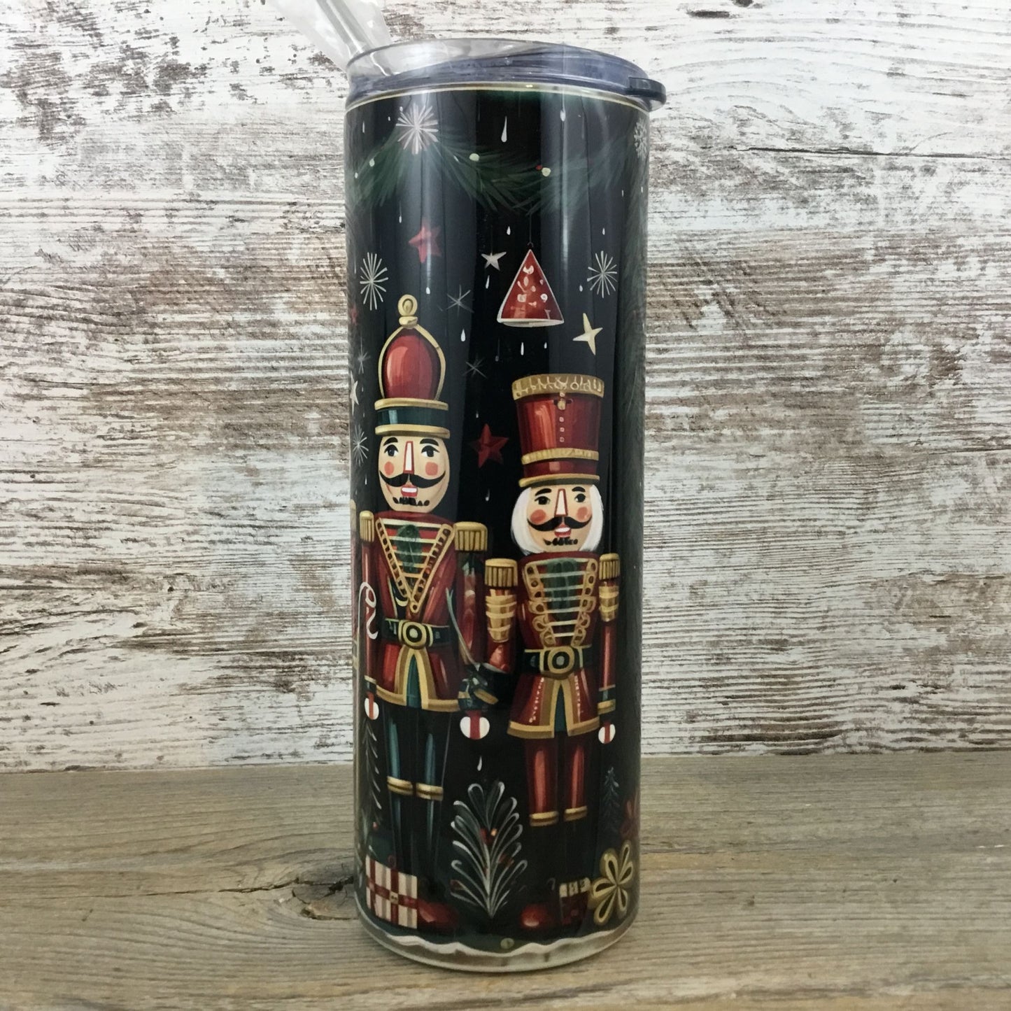 Nutcracker Christmas 20 oz Skinny Tumbler