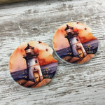 Lighthouse Car Coasters