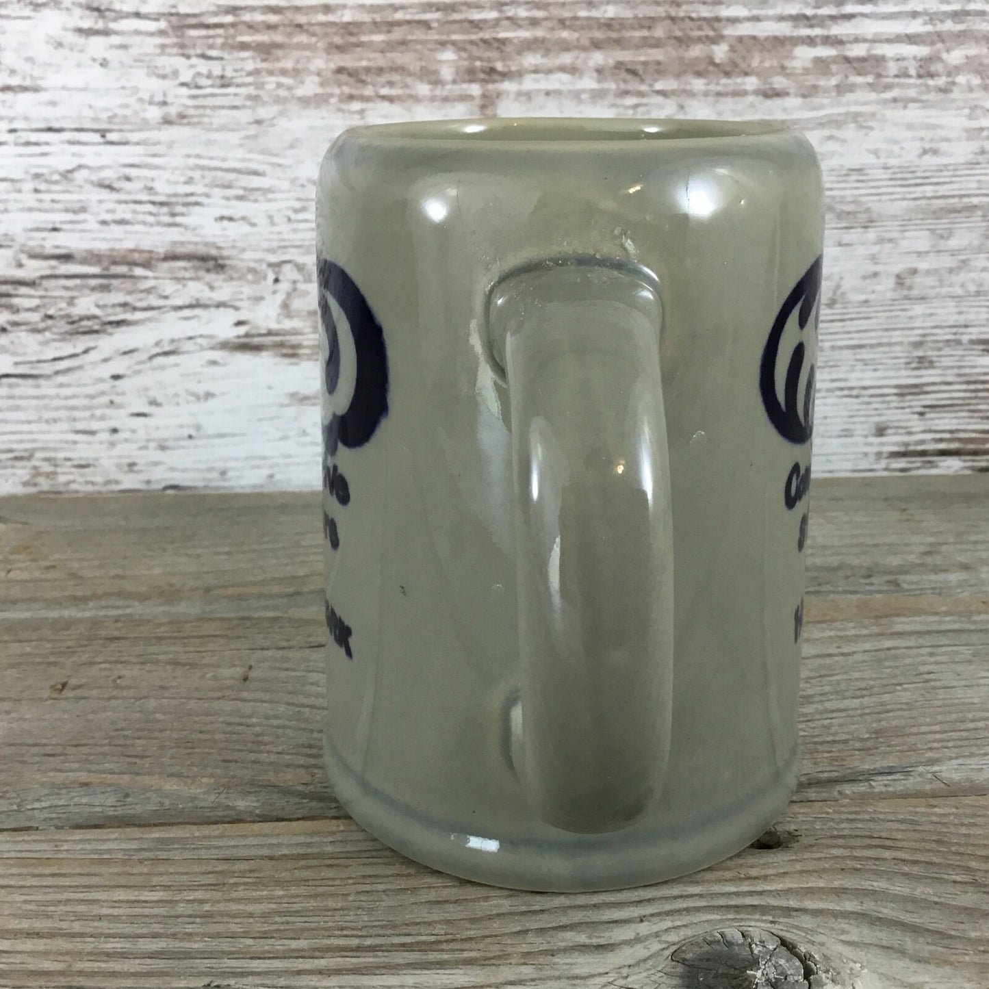 CommeMorative Stoneware Stein Hook N York 1867 Vintage 4.5" Made in Japan